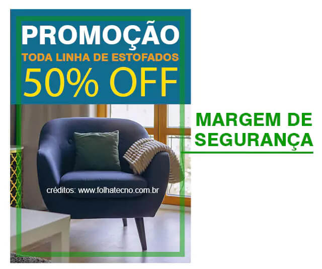 Representação do espaço da margem de segurança