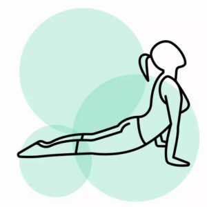 Posição bhujangasana postura da Cobra